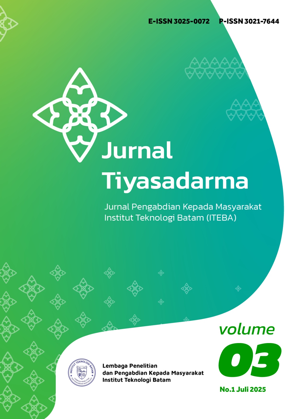 					View Vol. 3 No. 1 (2025):  Juli 2025 | Jurnal Tiyasadarma
				